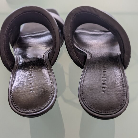 Sanctuary Women's Black Likely Square Toe Heel Sandals Memory Foam 9.5 - Picture 9 of 11